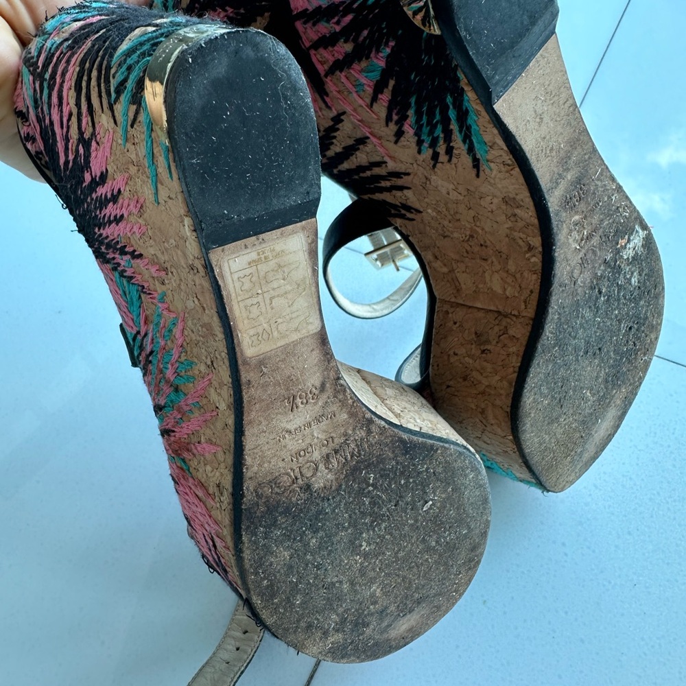 Jimmy choo platform sandal gorgeous